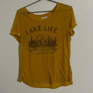 Yellow graphic T-Shirt